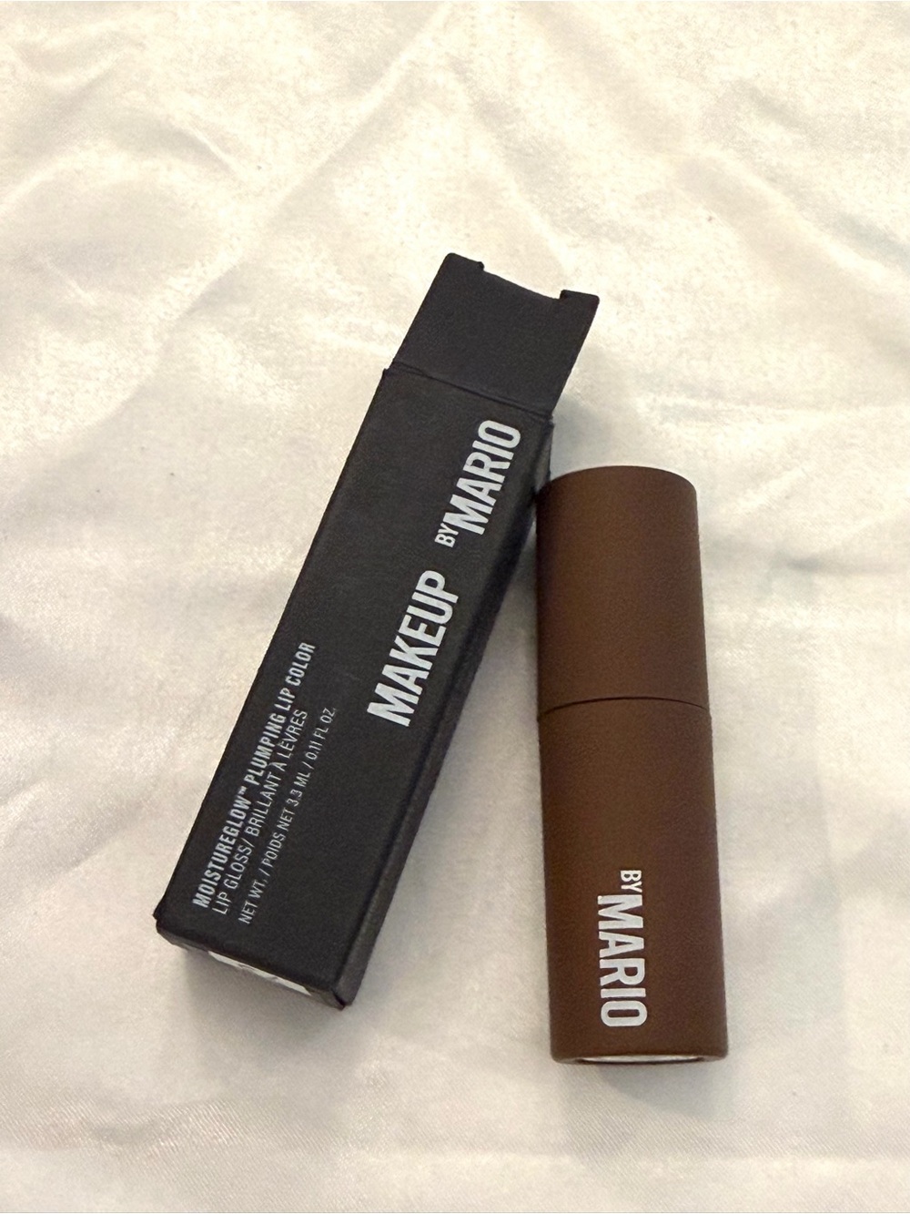 Makeup by Mario Moistureglow Plumping Lip Serum MOCHA RAISIN 0.11 Oz New Brown